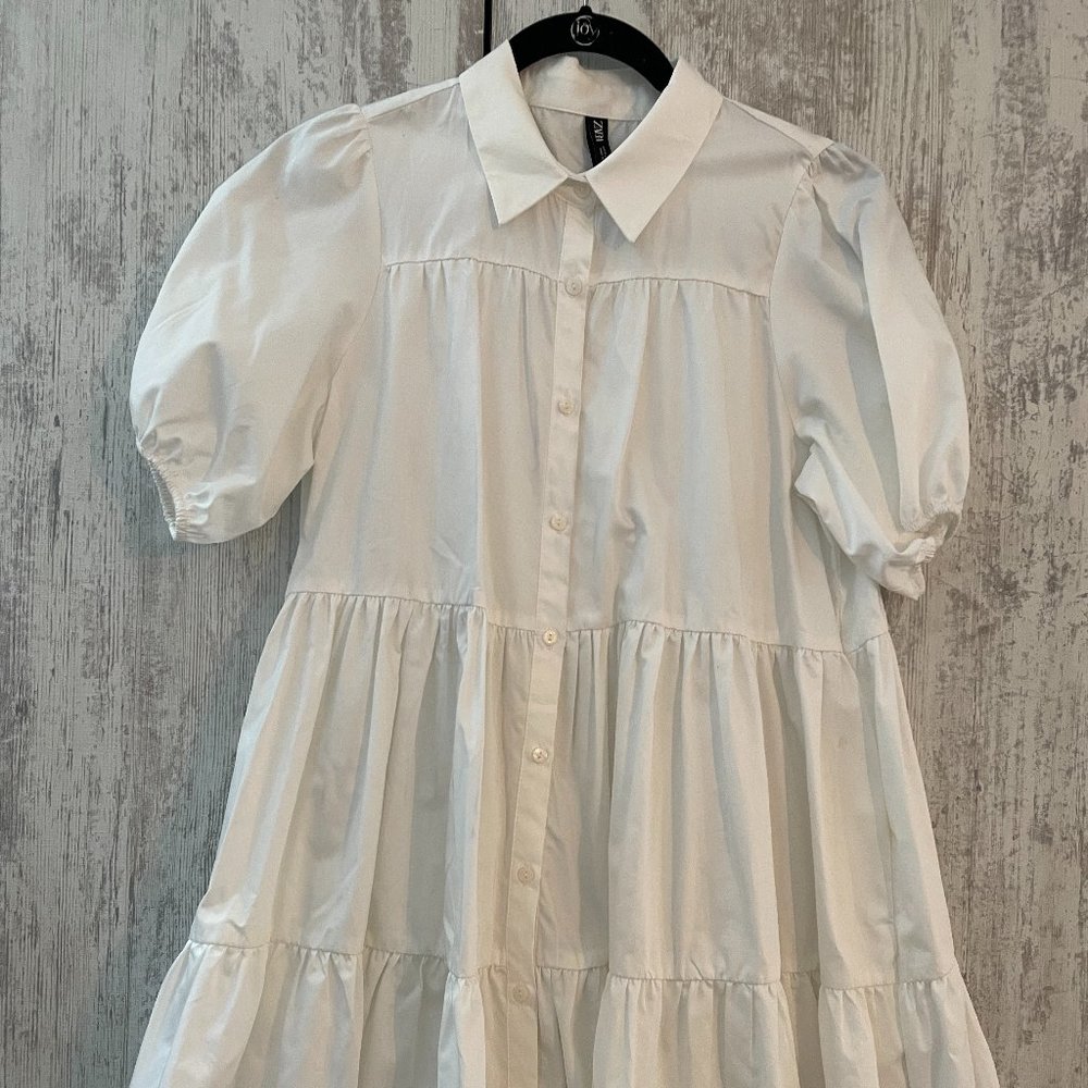 Tiered Zara babydoll dress